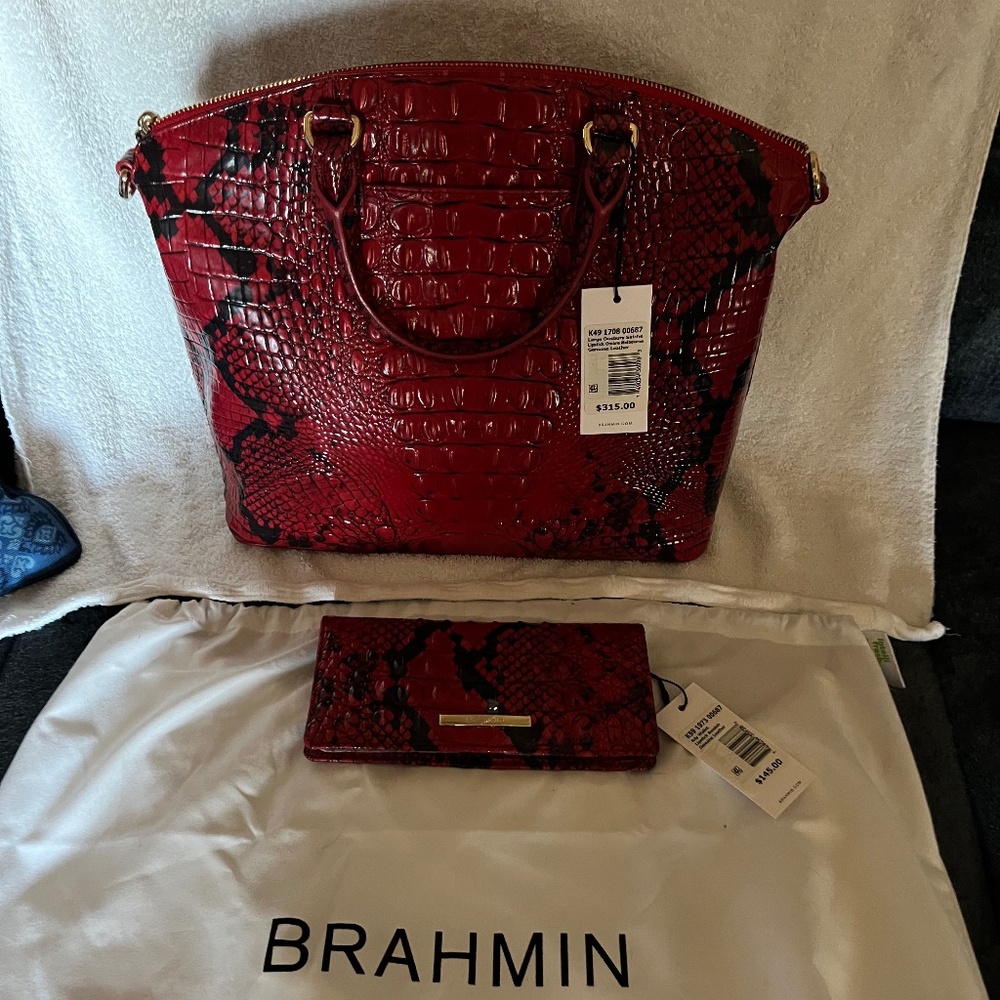 NWT Brahmin purse and wallet